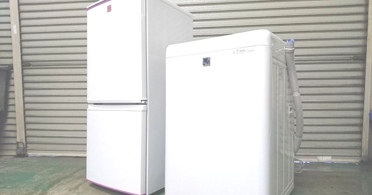 西宮市にて、冷蔵庫と洗濯機を出張買取リサイクル